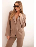 Dámska súprava s viskózou a ozdobami a elastické nohavice fango