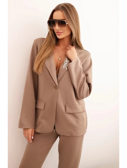 Dámska súprava s viskózou a ozdobami a elastické nohavice fango