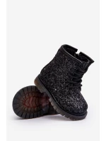 Dětské Botky Se Zipem Černé model 21636429 - Boto