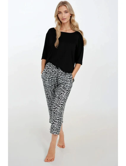 Pyžamo Grace Noir - Momenti Per Me Pyžamo Grace Noir - Momenti Per Me