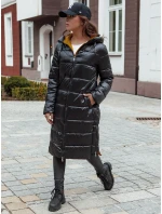 Dámský prošívaný zimní kabát s kapucí černý Dstreet model 21979884 - FashionStreet Dámský prošívaný zimní kabát s kapucí černý Dstreet model 21979884 - FashionStreet