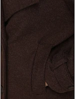 płaszcz damski z paskiem czekoladowy model 22404877 - FashionStreet płaszcz damski z paskiem czekoladowy model 22404877 - FashionStreet
