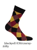 Pánske ponožky Wola Perfect Man vzorované W 94N03 Casual