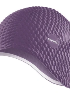 Kúpacia čiapka Crowell Java s bublinkami fialová farba 3