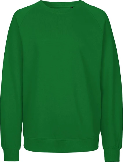 Neutral O 63001 Unisex mikina s raglánovými rukávmi z bio bavlny 77.6301 zelená Neutral O 63001 Unisex mikina s raglánovými rukávmi z bio bavlny 77.6301 zelená
