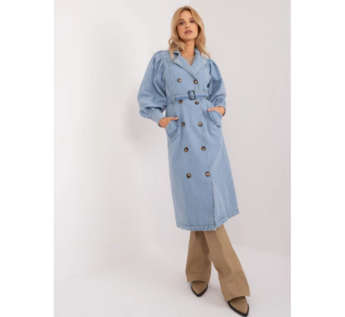 Płaszcz NM PL model 19648672 jasny niebieski - FPrice