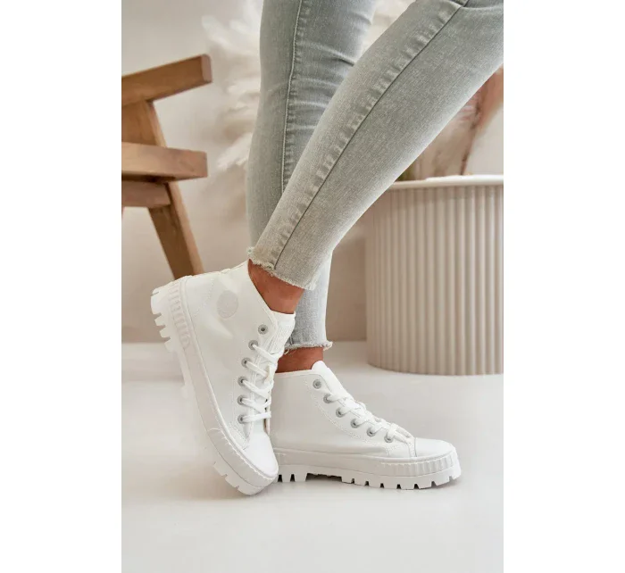 Dámske tenisky s členkom Big Star White