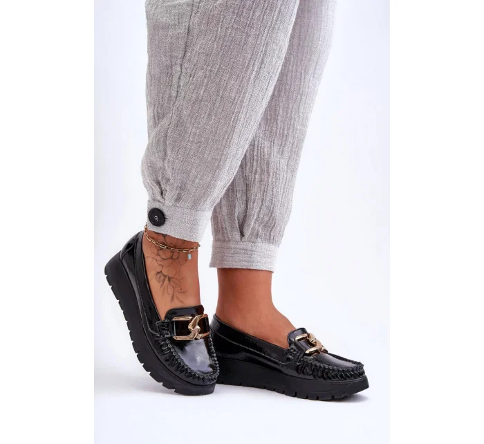 Mokasíny 10141-Z čierne - Krok vo veľkom štýle