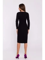 Dámské šaty model 21135582 Černá - STYLOVE