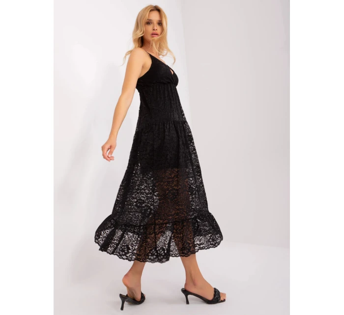 Dámské šaty model 22018572 černé - FPrice