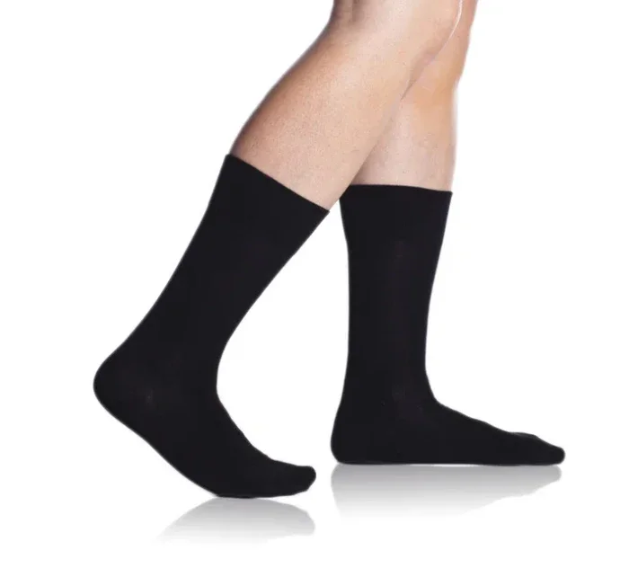 model 15437488 klasické pánské ponožky BAMBUS COMFORT SOCKS  černá - Bellinda