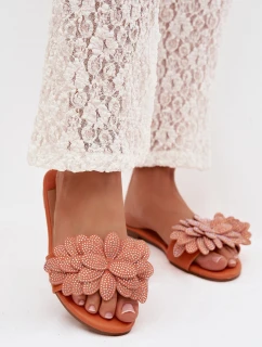 Dámské ploché s ozdobou oranžové model 22032063 - Boto