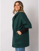 Dámský kabát CHA PL model 15859423 tmavě zelený - FPrice Dámský kabát CHA PL model 15859423 tmavě zelený - FPrice