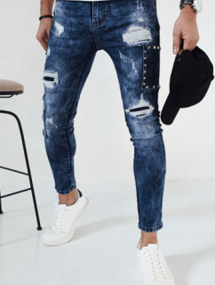 Pánske modré džínsové nohavice Dstreet UX4149