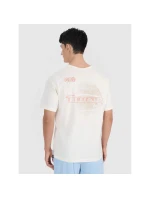 Pánske nadrozmerné tričko s potlačou 4F 4FRSS25TTSHM2652-11S pánske Pánske nadrozmerné tričko s potlačou 4F 4FRSS25TTSHM2652-11S pánske