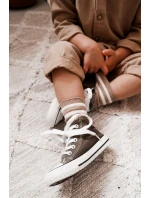 Dětské Vysoké Tenisky Khaki Filemon