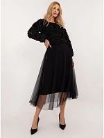 Spódnica DHJ SD model 22309233 czarny - FPrice Spódnica DHJ SD model 22309233 czarny - FPrice