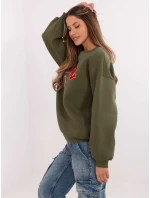 Mikina EM BL 617 model 20822492 khaki - FPrice Mikina EM BL 617 model 20822492 khaki - FPrice