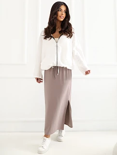 Spódnica LK SD model 22267705 ciemny bezowy - FPrice