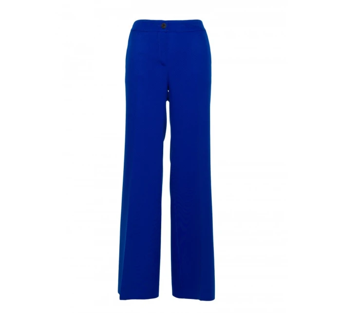 model 21296011 Kalhoty se širokými nohavicemi královská modř - Moe