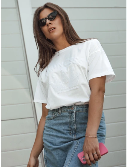 PRINCY dámske tričko biele FashionStreet RY2647
