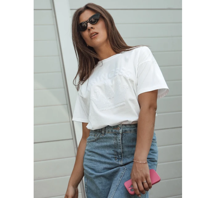 PRINCY dámske tričko biele FashionStreet RY2647
