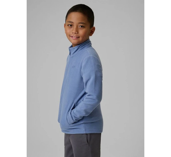 Chlapčenská fleecová mikina s kapucňou 4F 4FJRSS26TFLEM508-32S Chlapčenská fleecová mikina s kapucňou 4F 4FJRSS26TFLEM508-32S