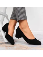 W černé semišové lodičky s model 19443130 - SERGIO LEONE