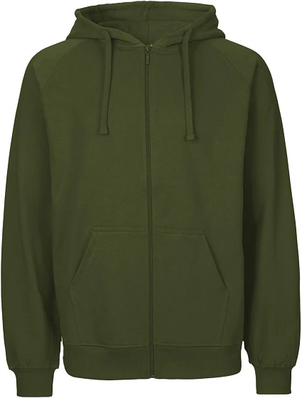 Neutral O 63301 Pánska mikina s kapucňou z bio bavlny 77.6331 military Neutral O 63301 Pánska mikina s kapucňou z bio bavlny 77.6331 military