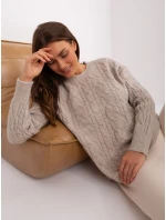 Sweter AT SW model 18895493 jasny beżowy - FPrice