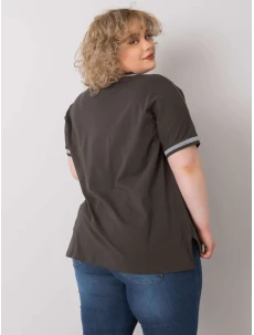 Blúzka RV BZ 6496.32P tmavá khaki