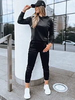 Čierny dámsky velúrový set SO COMFY FashionStreet AY0888