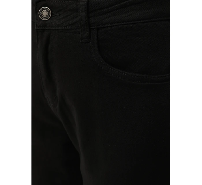 Dámske džínsy s vysokým pásom mom fit black FashionStreet UY2868