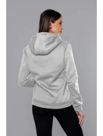 Šedá dámská tepláková mikina model 15817376 - J.STYLE