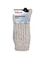Zimní unisex ponožky model 22373991 STYLE SOCKS béžová - Bellinda Zimní unisex ponožky model 22373991 STYLE SOCKS béžová - Bellinda