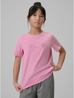 Dívčí tričko s potiskem model 22135793 dětské - 4F