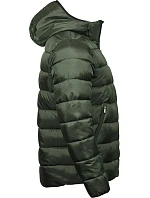 TJ Lehká pánská prošívaná bunda s kapucí 18. deep green model 22499378 - Tee Jays