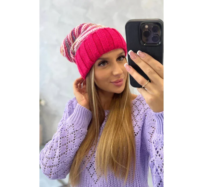 Dámska čiapka Feba K330 pink neón Dámska čiapka Feba K330 pink neón