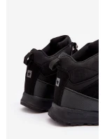 Dámské zateplené trekingové boty černé Big Star model 21637472 - Big Star Shoes Dámské zateplené trekingové boty černé Big Star model 21637472 - Big Star Shoes