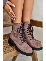 Botky Worker Dámské Zateplené D&A Taupe model 21674421 - S.Barski