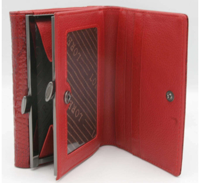 Dámske peňaženky Dámska kožená peňaženka 15 09 RS RFID Re červená