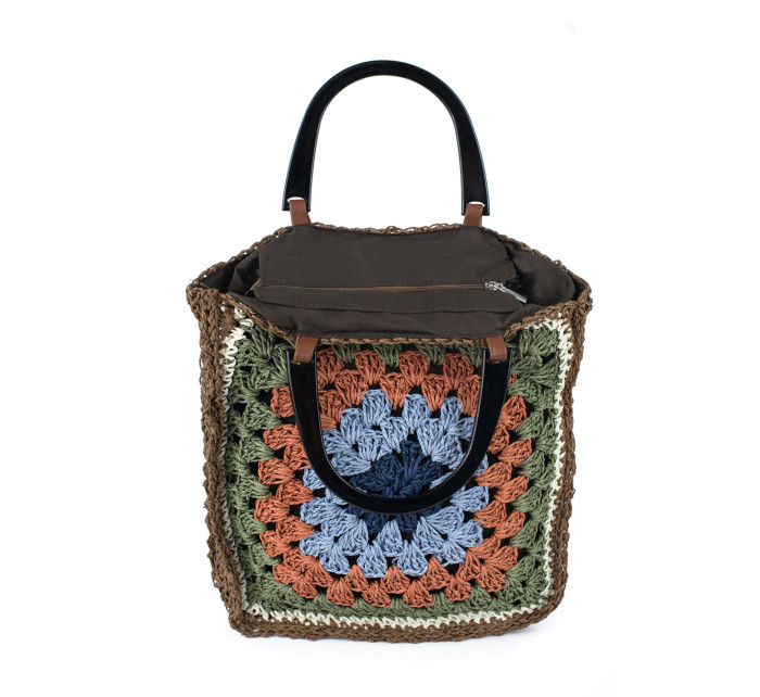 Dámska kabelka Art Of Polo Bag tr22162 Dark Beige/Multicolour