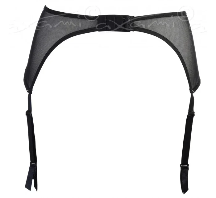 Podväzkový pás Bell V-5132 čierno / strieborná - Axami Podväzkový pás Bell V-5132 čierno / strieborná - Axami