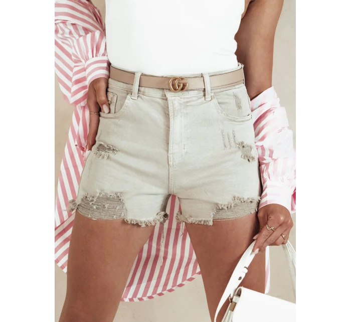 Dámské šortky beige Dstreet model 21977982 - FashionStreet