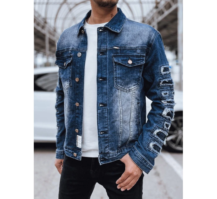 Pánská džínová bunda modrá Dstreet model 21978854 - FashionStreet