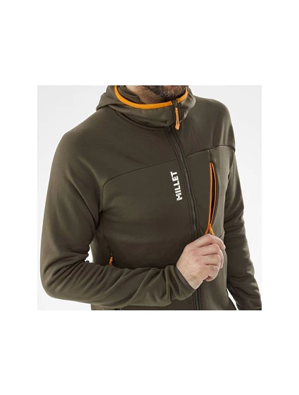 M model 22129686 Fleecová mikina s kapucí Green - Millet