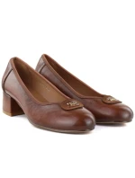 Dámske hnedé lodičky Potocki SZ12788 Dámske hnedé lodičky Potocki SZ12788