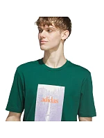 Pánské tričko zelené, model 22318079 - ADIDAS Pánské tričko zelené, model 22318079 - ADIDAS