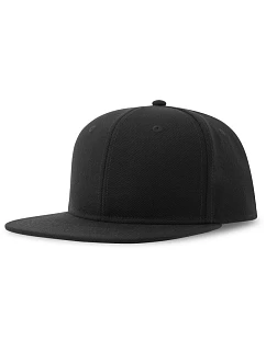 Atlantis Headwear Snap Back-S 6-panelová bejzbalová čiapka 33.0255 čierna