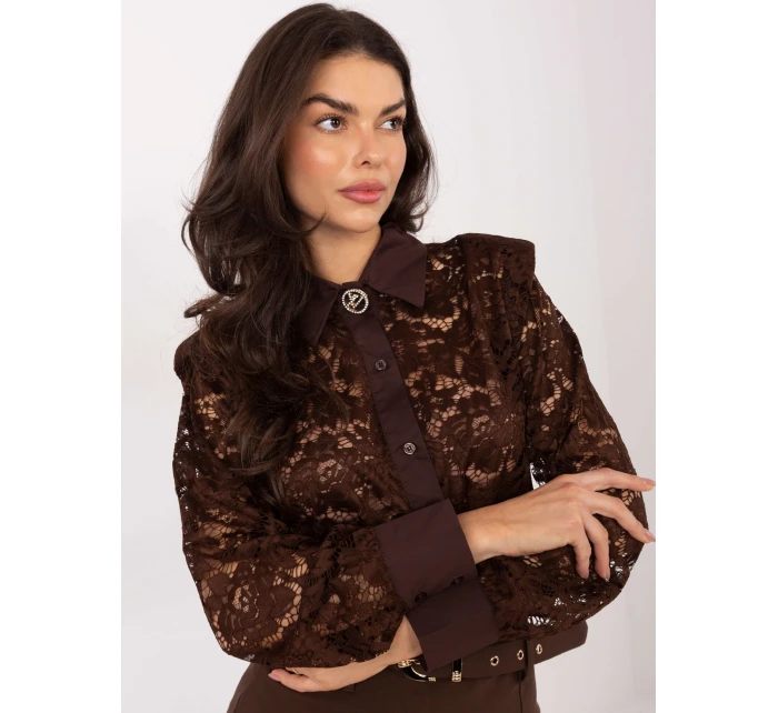 Košeľa IT KS 21999.50 hnedá Košeľa IT KS 21999.50 hnedá